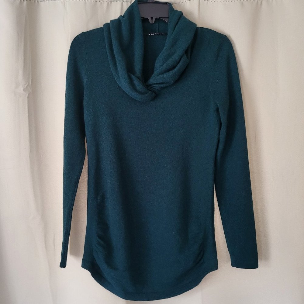 Elie Tahari Green Cashmere Sweater
